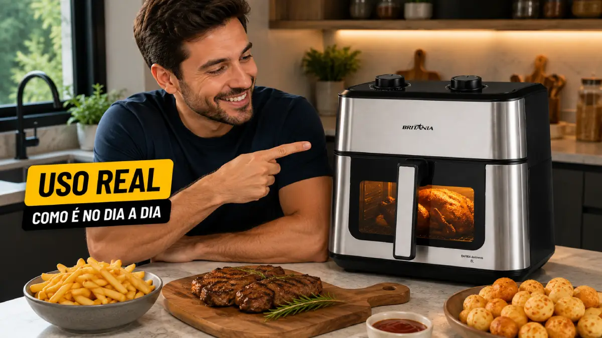 Air Fryer Britânia BAF80A 8L