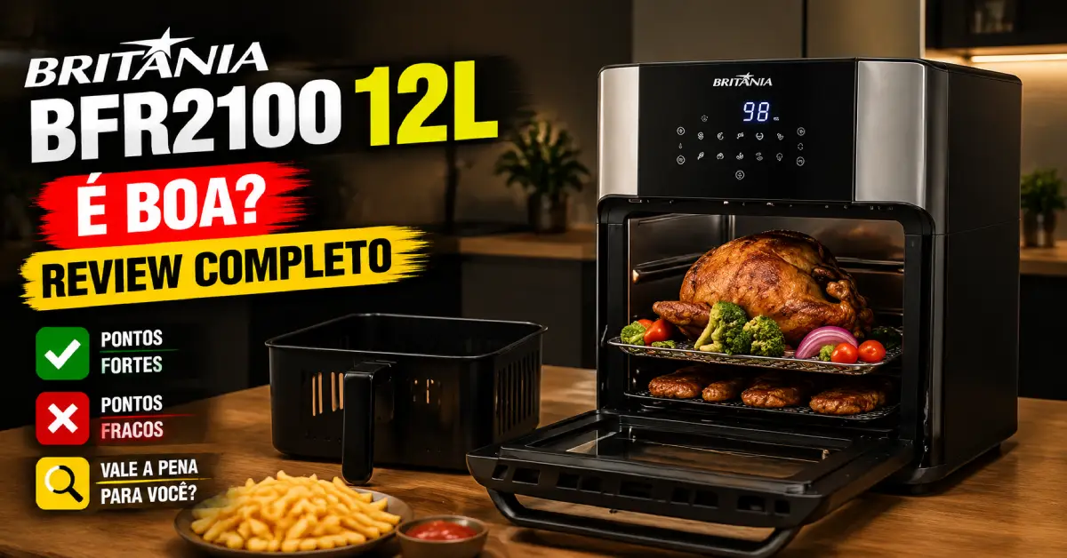 Air Fryer Britânia BFR2100 12L