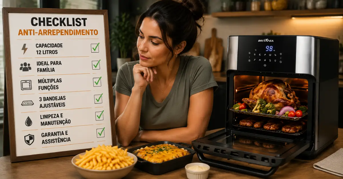 Air Fryer Britânia BFR2100 12L