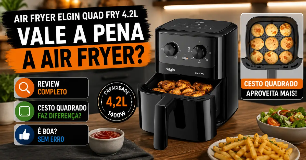 Air Fryer Elgin Quad Fry 4.2L