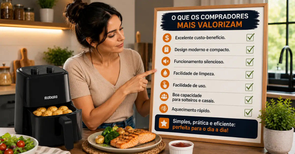Air Fryer Itatiaia AFITA1035A 3.5L