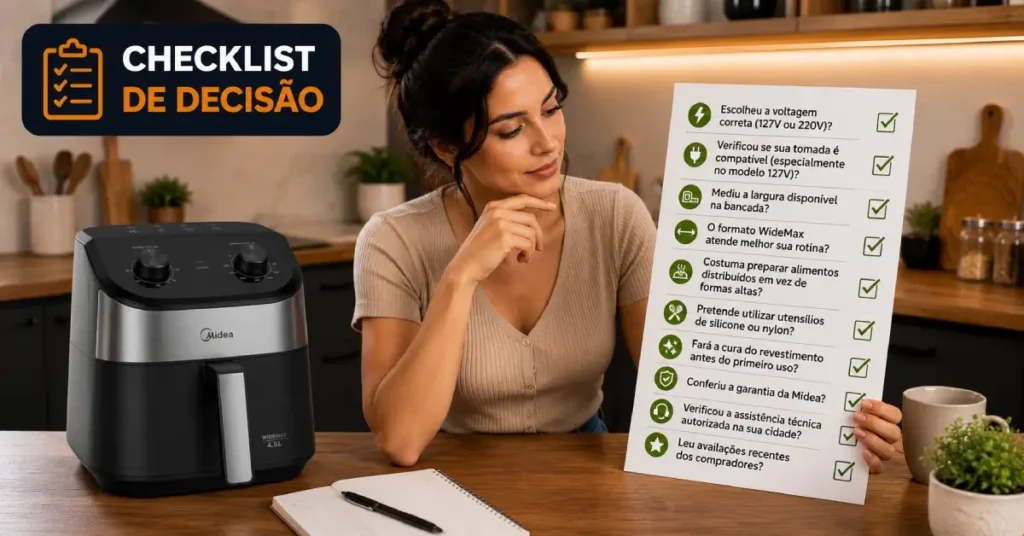 Air Fryer Midea Widemax 4.5L