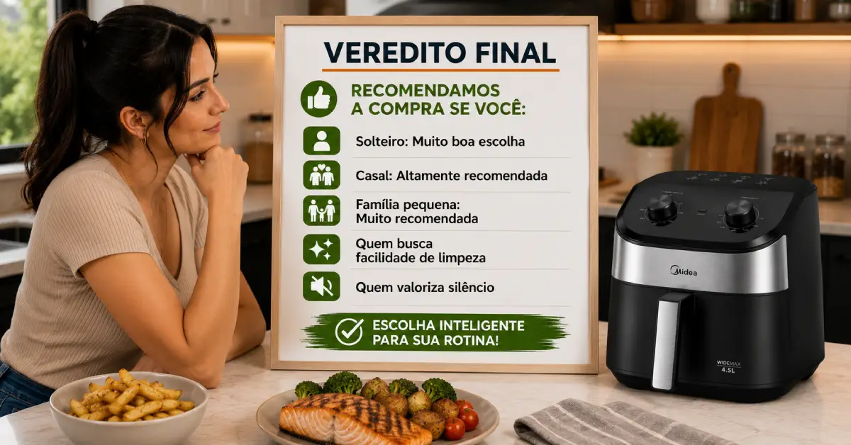 Air Fryer Midea Widemax 4.5L