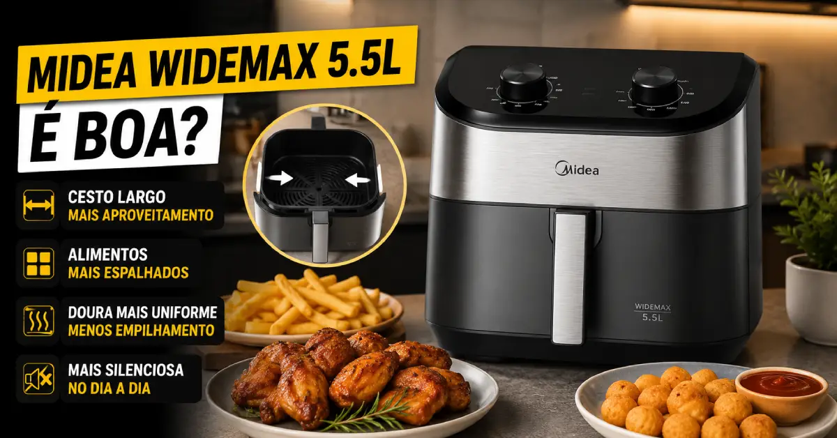 Air Fryer Midea Widemax 5.5L