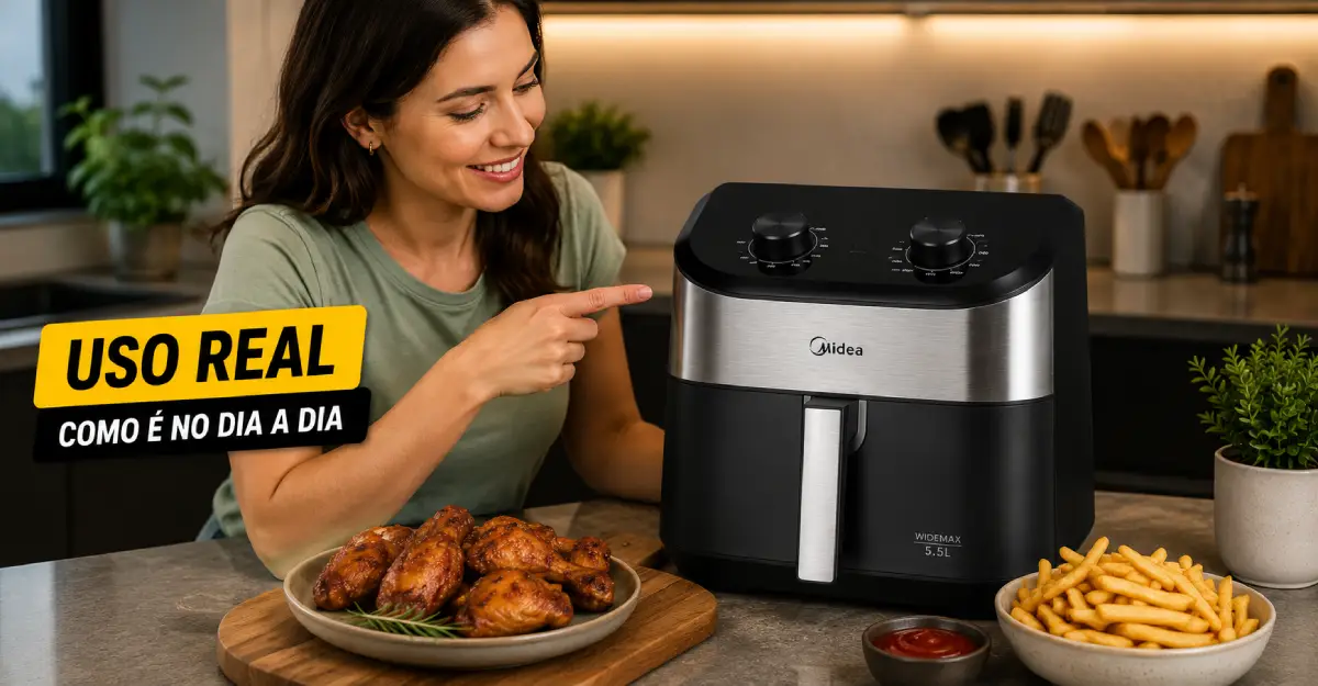 Air Fryer Midea Widemax 5.5L