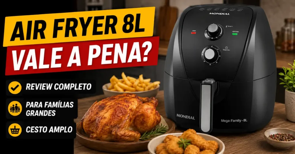 Air Fryer Mondial 8L AFN-80-FB