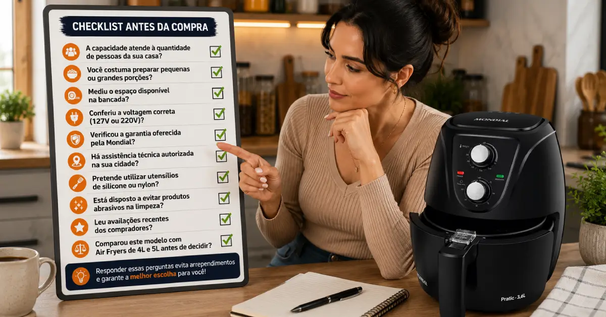 Air Fryer Mondial AF-36-FB 3.6L