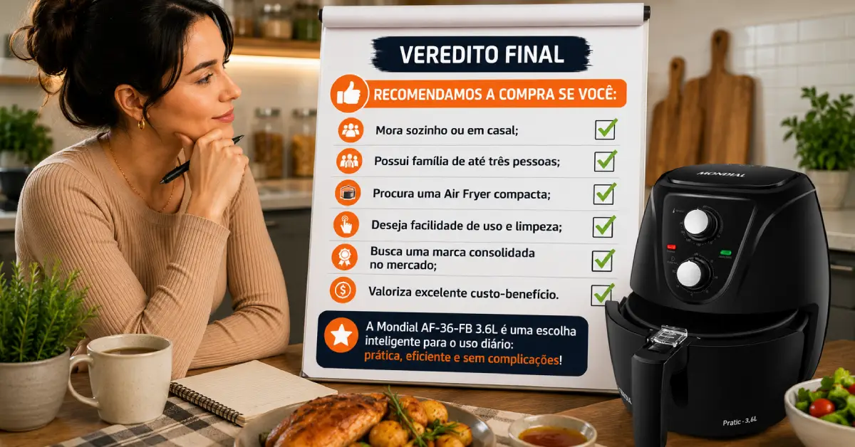 Air Fryer Mondial AF-36-FB 3.6L