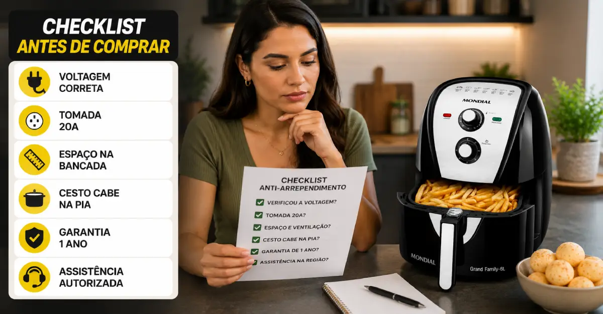 Air Fryer Mondial AFN-60-BI 6L