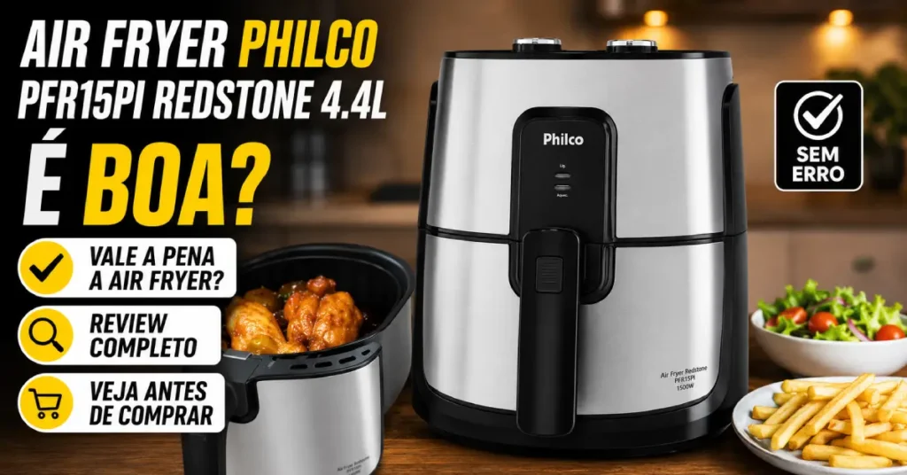 Air Fryer Philco PFR15PI Redstone 4.4L