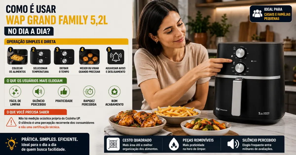 Air Fryer WAP Grand Family 5.2L