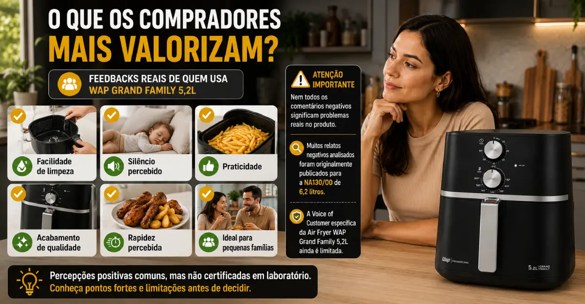 Air Fryer WAP Grand Family 5.2L