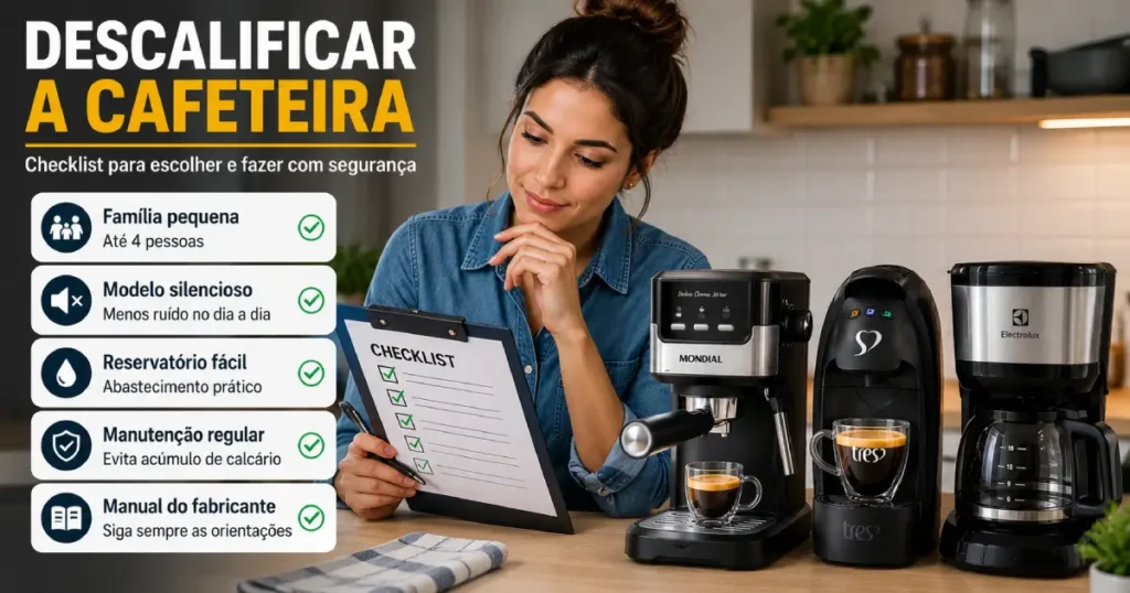 descalcificar a cafeteira
