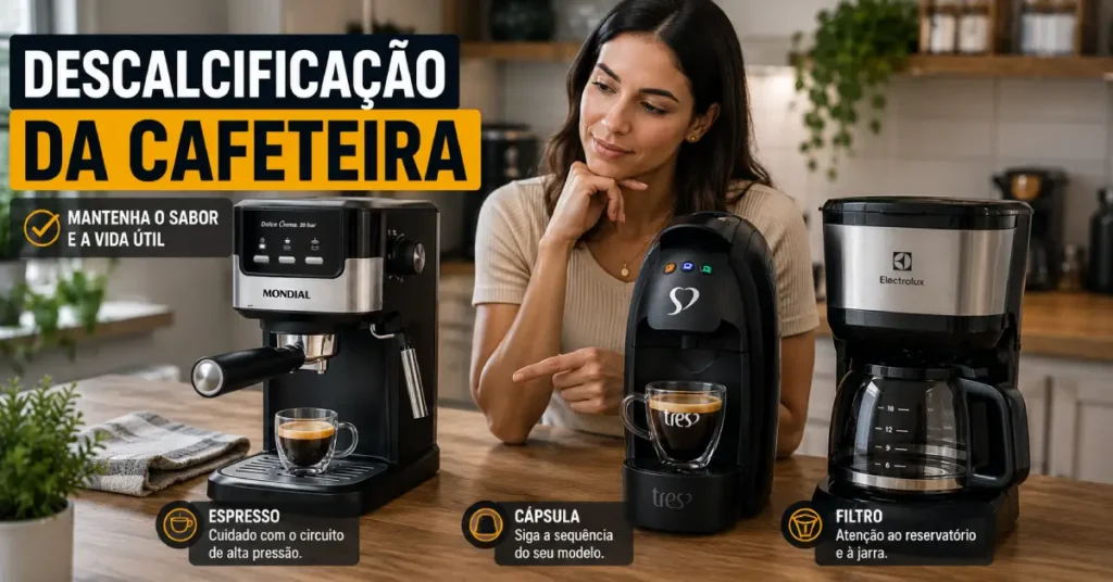 descalcificar a cafeteira