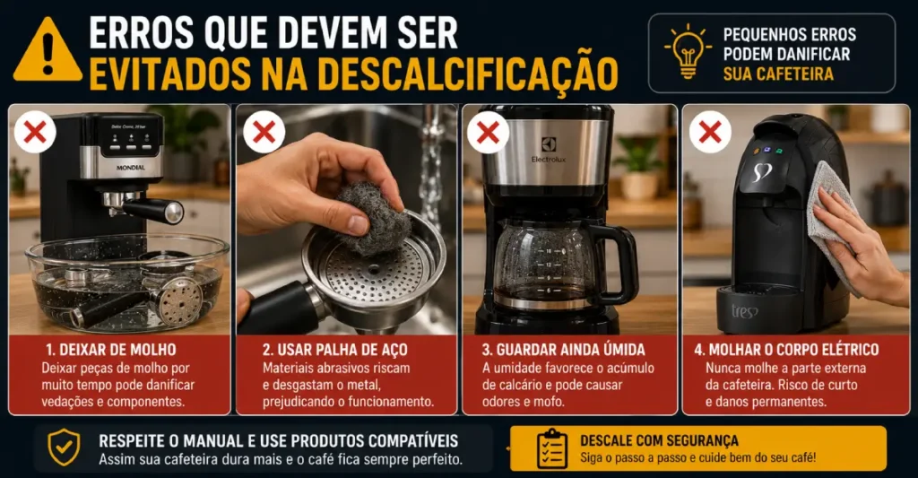 descalcificar a cafeteira