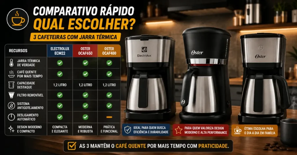 Cafeteira com Jarra Térmica
