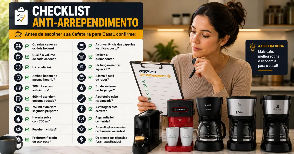 Cafeteira para Casal