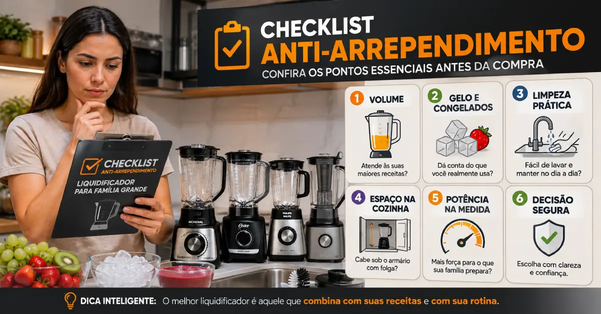 Liquidificador para Família Grande