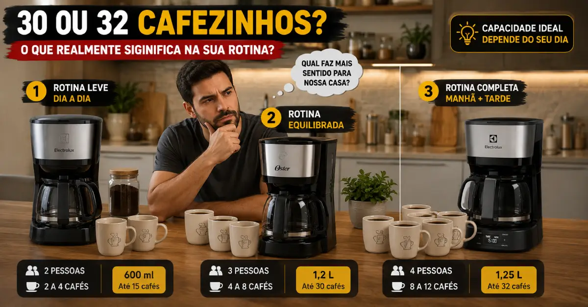 Cafeteira para Família Pequena