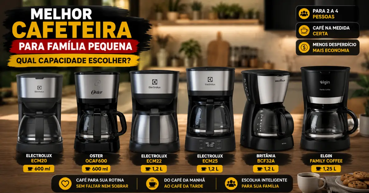 Cafeteira para Família Pequena
