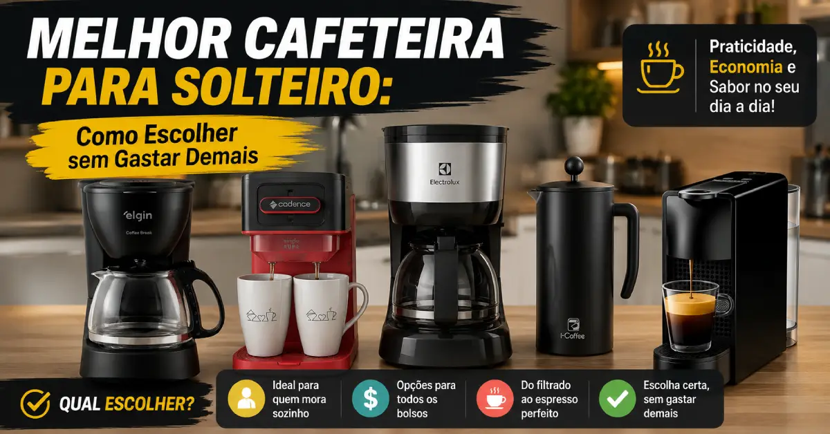 Cafeteira para Solteiro