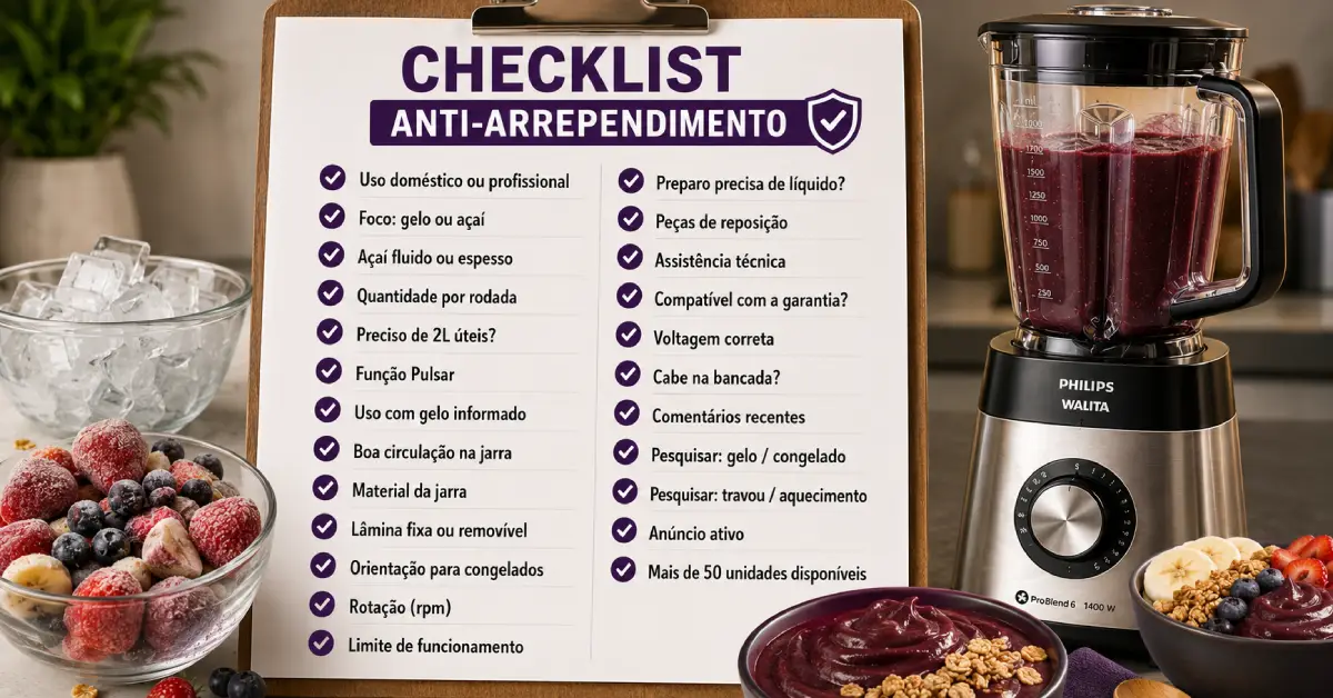 Liquidificador para Gelo e Açaí