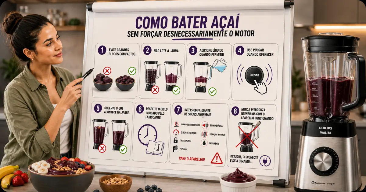Liquidificador para Gelo e Açaí