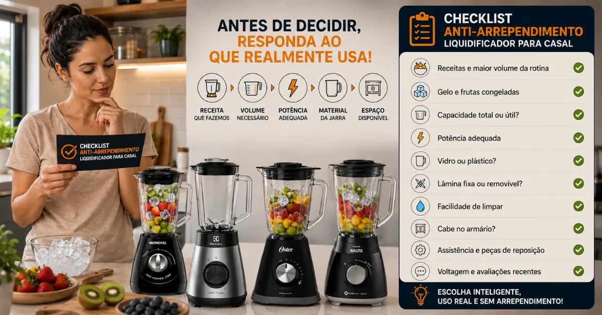 Liquidificador para Casal