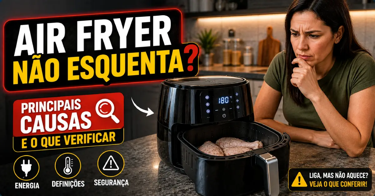 Air Fryer Não Esquenta
