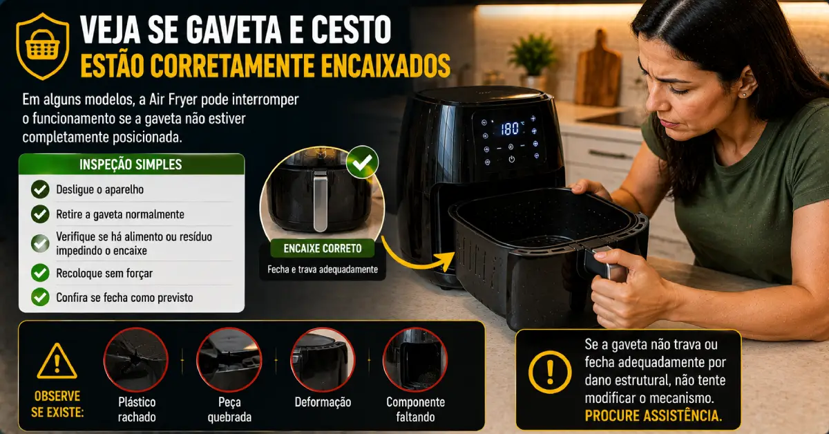 Air Fryer Não Esquenta