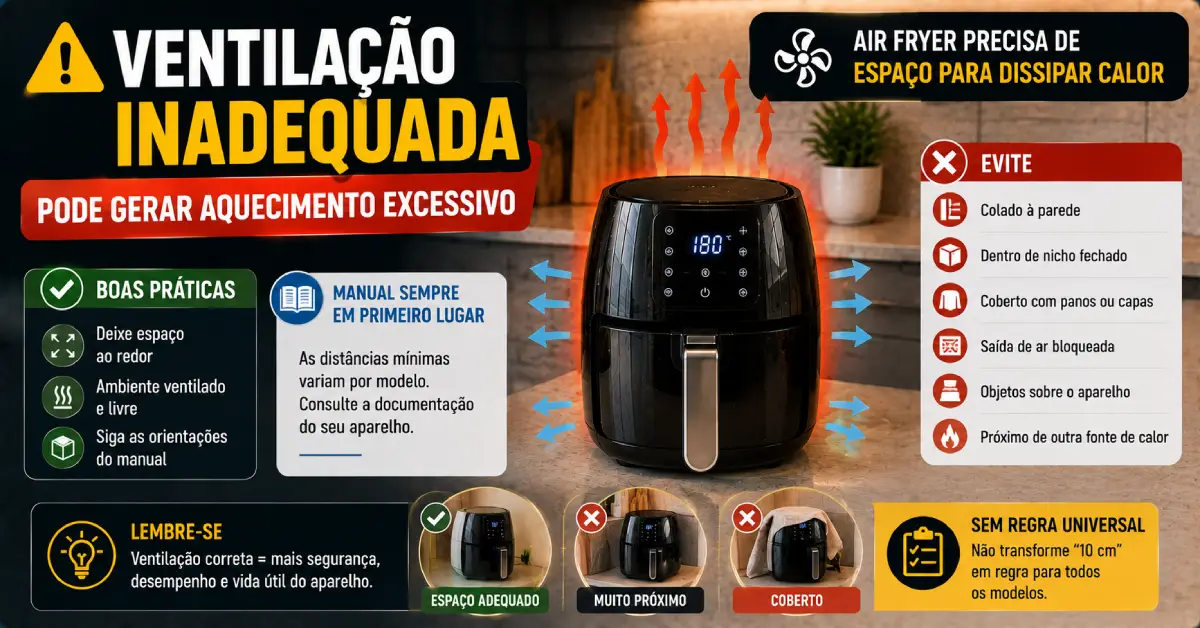 Air Fryer Não Esquenta