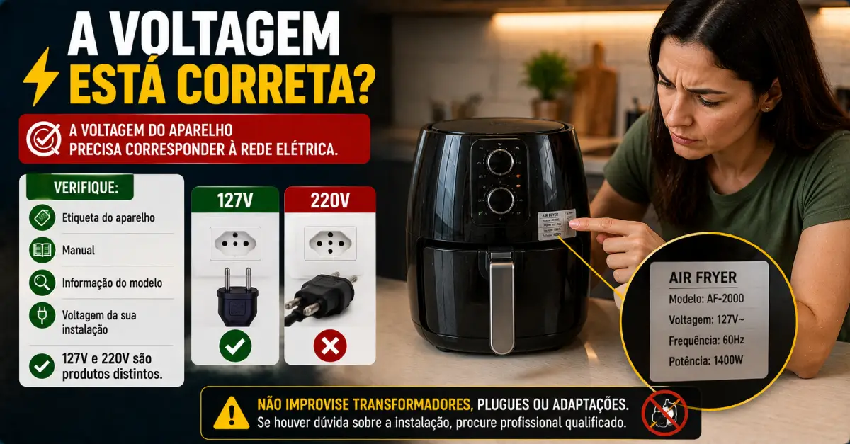 Air Fryer Não Esquenta