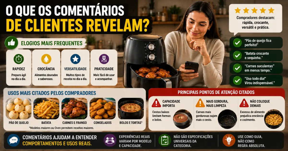 Air Fryer Serve para Tudo
