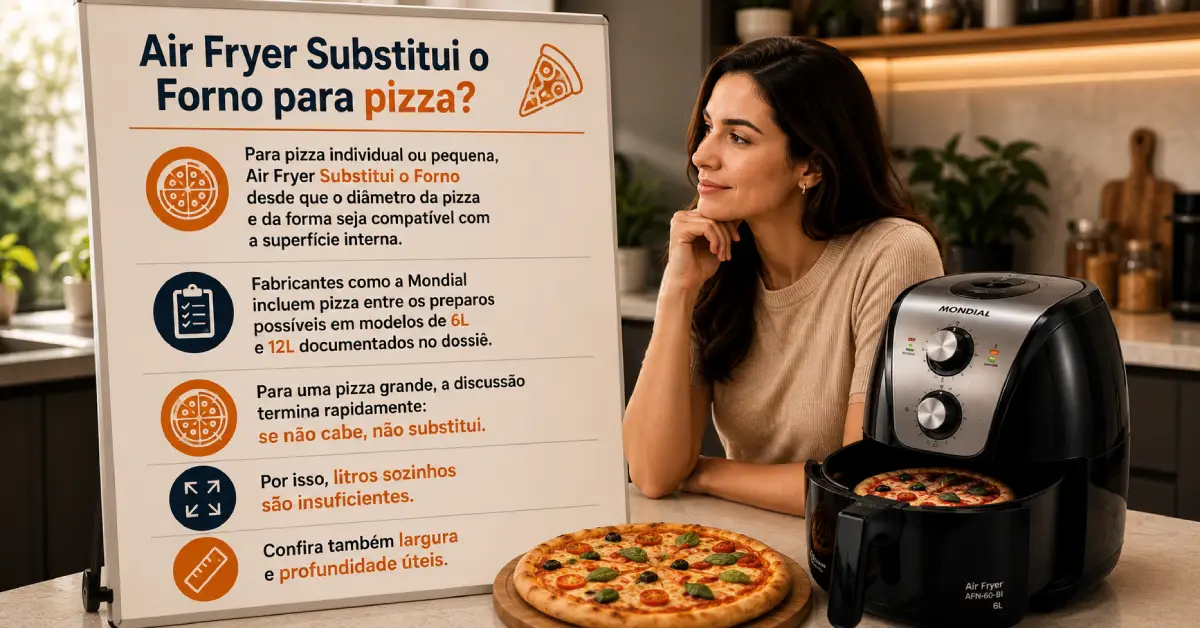 Air Fryer Substitui o Forno
