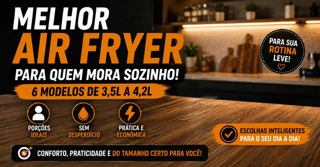 Air Fryer para Quem Mora Sozinho