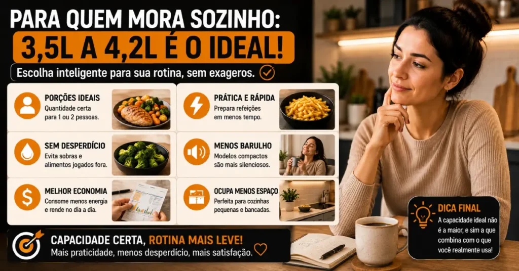 Air Fryer para Quem Mora Sozinho