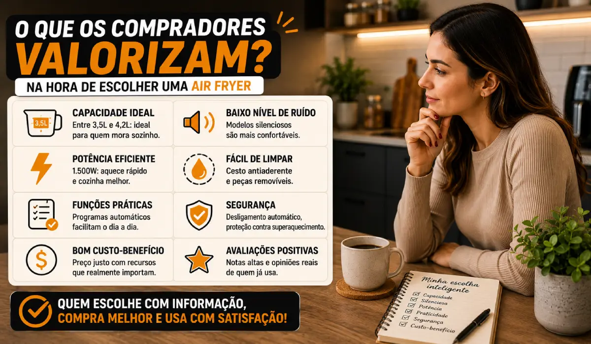 Air Fryer para Quem Mora Sozinho