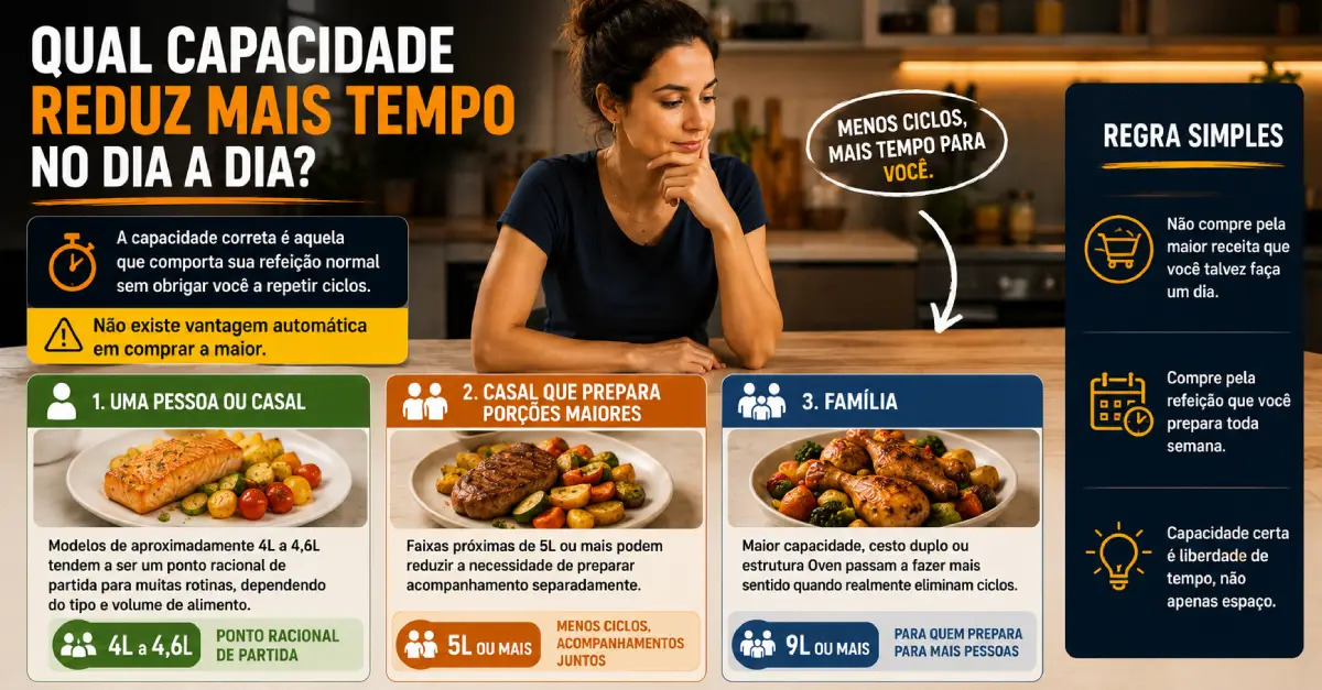 Air Fryer para Rotina Corrida