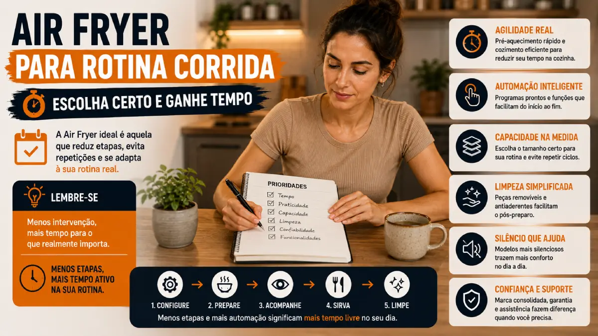 Air Fryer para Rotina Corrida
