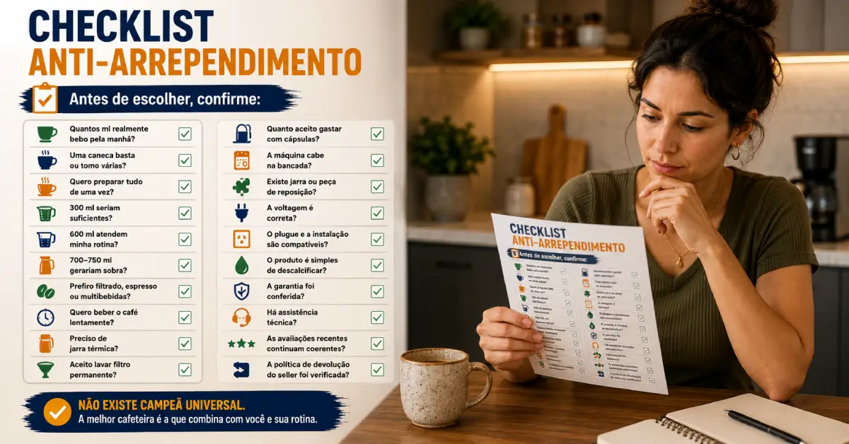Cafeteira para Quem Mora Sozinho