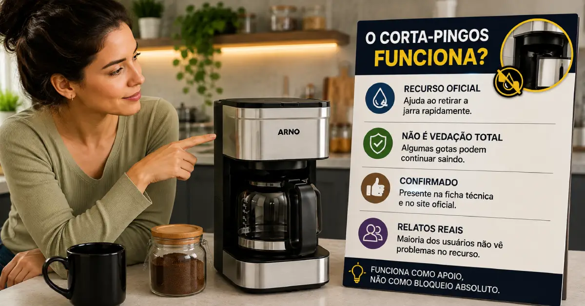 Cafeteira Arno Preferita Inox CFPF 750ml