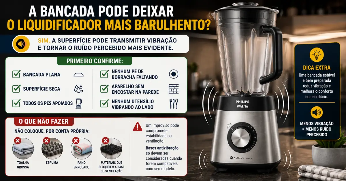 Liquidificador Muito Barulhento