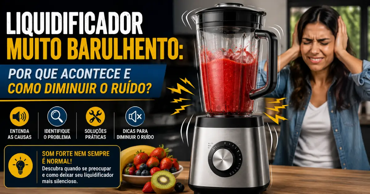 Liquidificador Muito Barulhento
