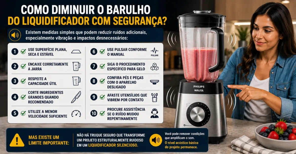 Liquidificador Muito Barulhento