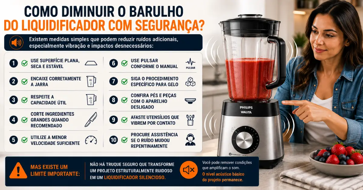 Liquidificador Muito Barulhento