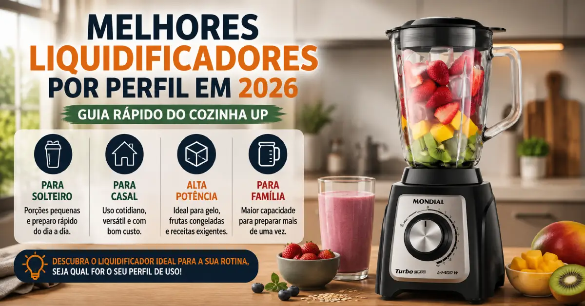 Melhores liquidificadores por perfil