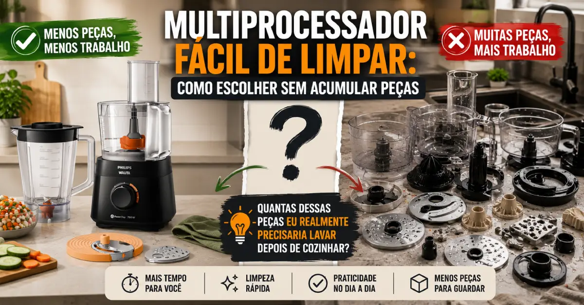 Multiprocessador Fácil de Limpar