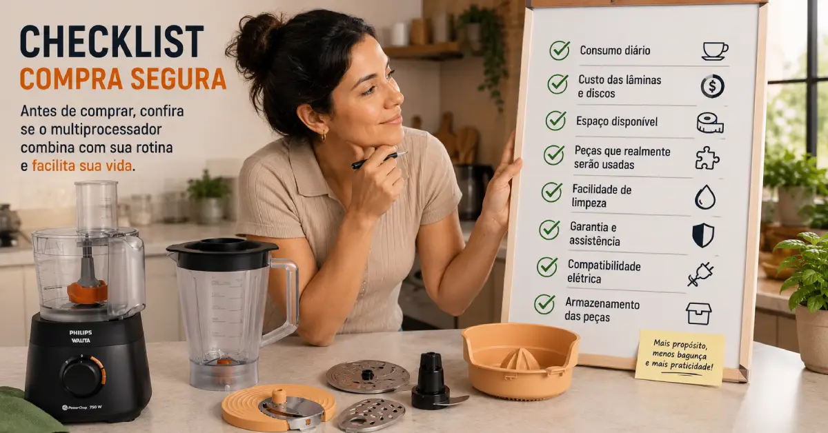 Multiprocessador Fácil de Limpar