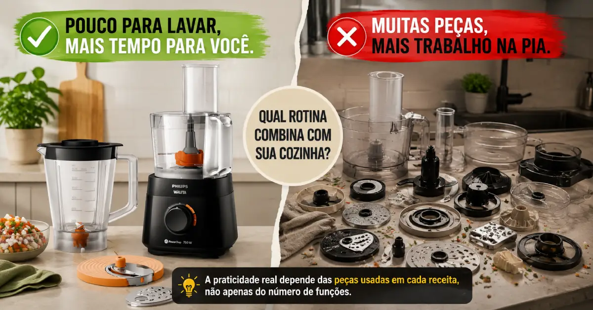 Multiprocessador Fácil de Limpar