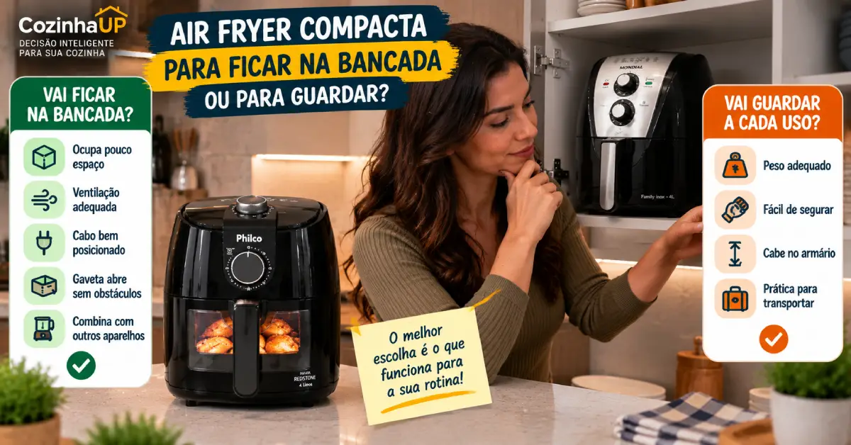 Air Fryer para cozinha Pequena